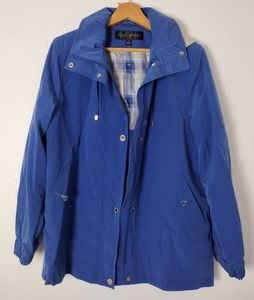 FLEET STREET Blue Weatherproof Jacket Size S